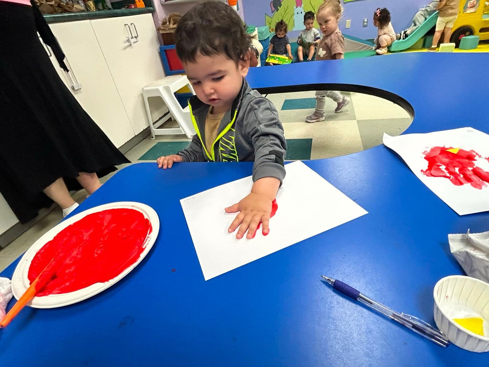 Children learning and playing at Shaarei Zion Preschool
